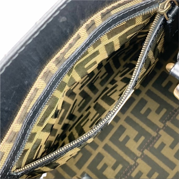 FENDI Zebra-Print Calf Hair Bag Du Jour - Picture 11 of 16